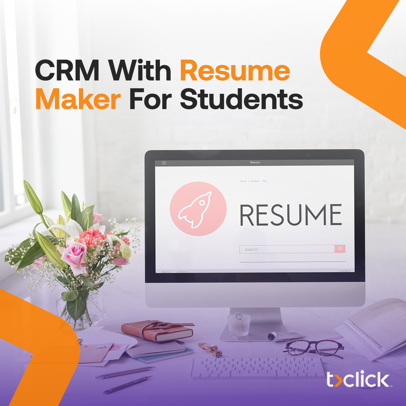 CRM with Resume Maker for Students