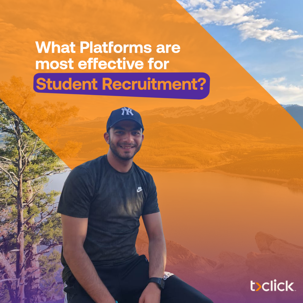 what platforms are most effective for student recruitment?