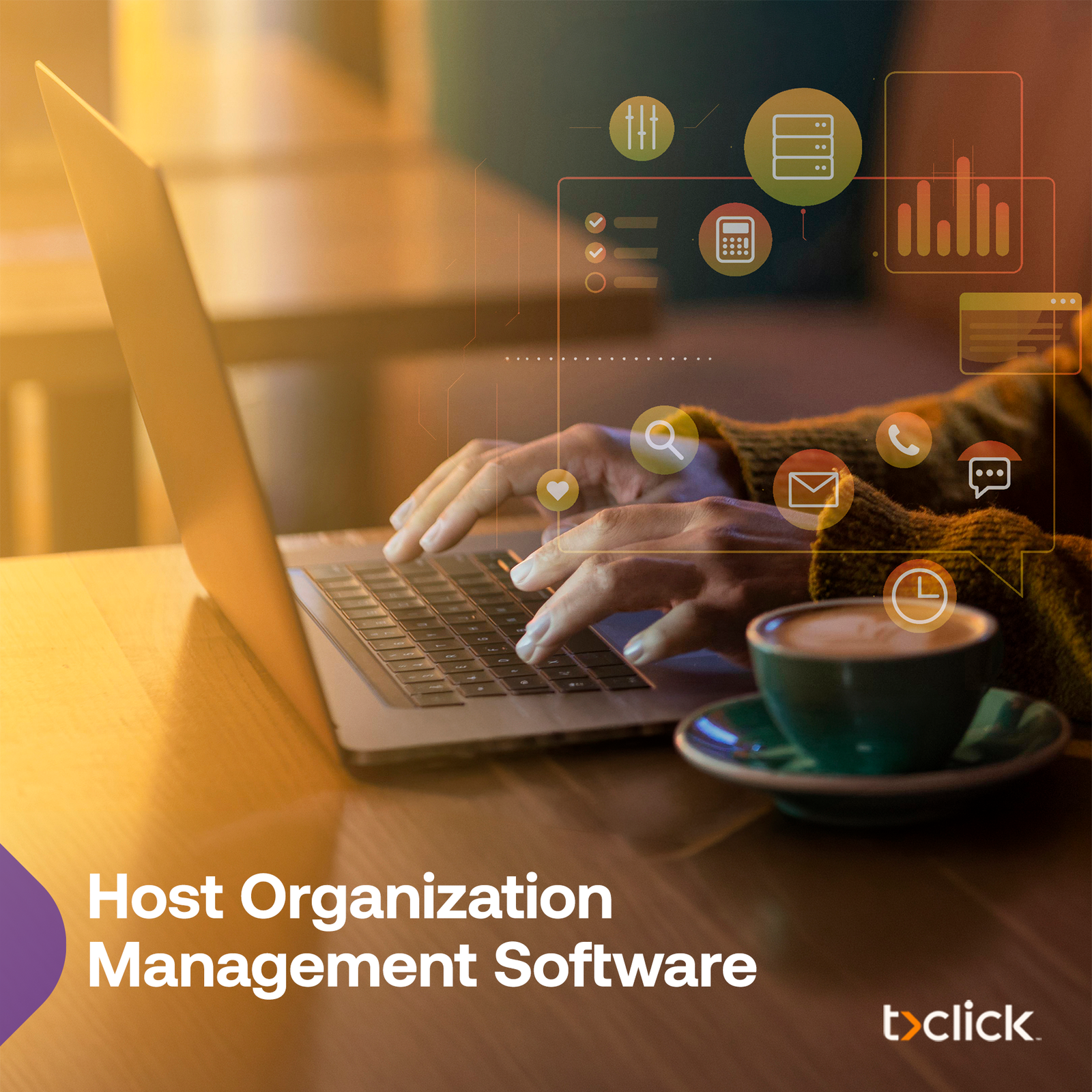 host organization management software