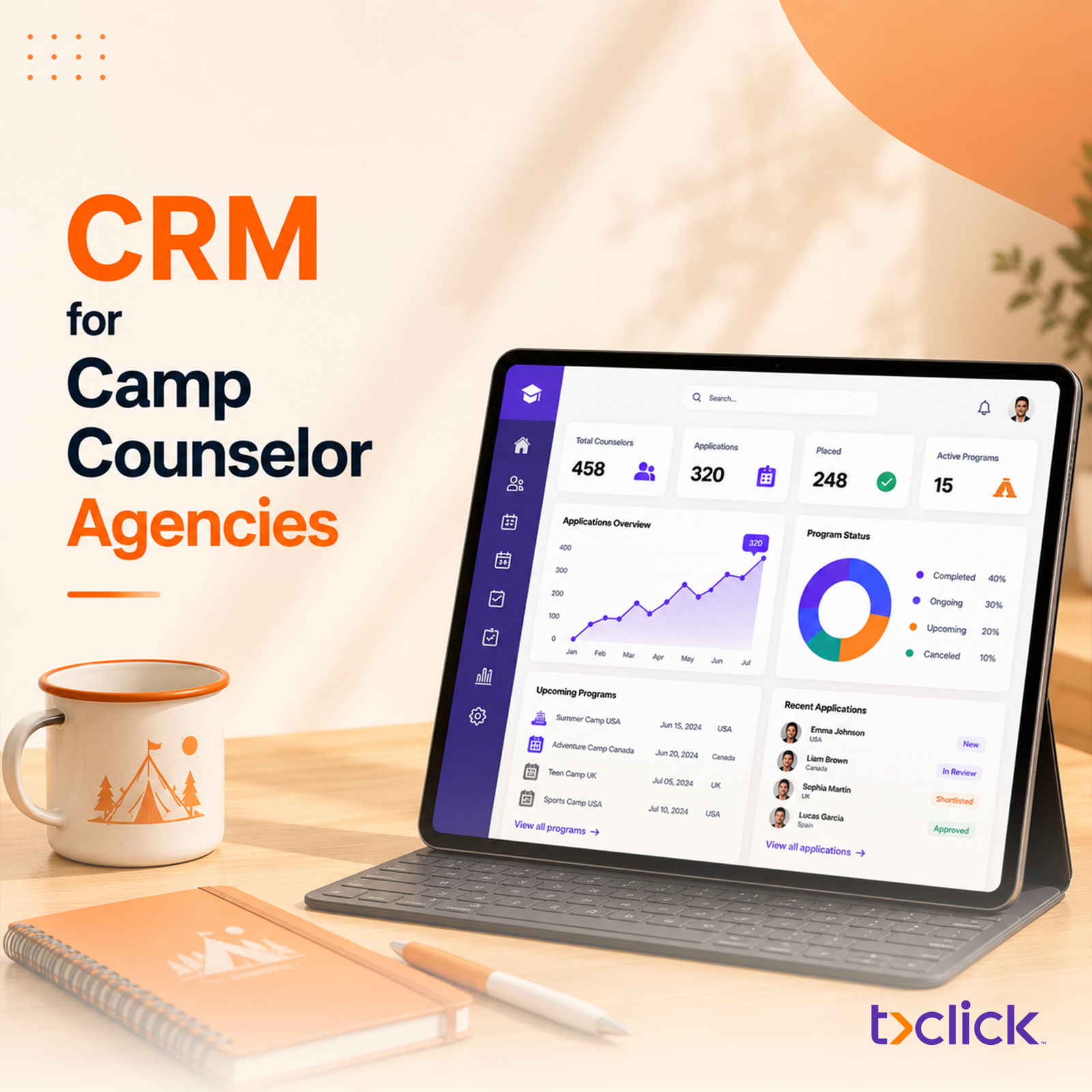 CRM for Camp Counselor Agencies | Built for Seasonal Recruitment